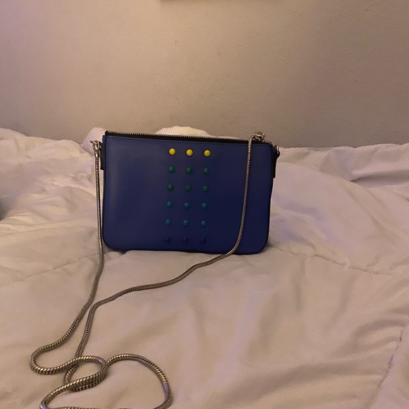 Milly Blue crossbody bag size small new - Picture 2 of 4